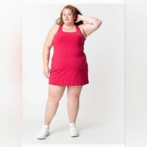 🆕️ Alder Adventure Performance Racerback Dress In Cherry